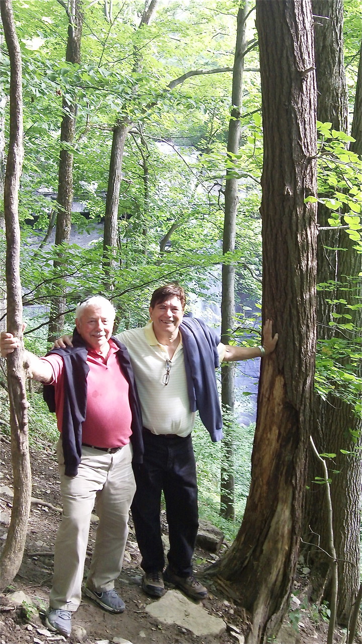 At Carpenter's Falls, Skaneateles, NY  Don Fischman & John Wagner