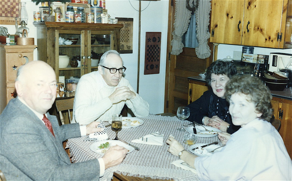 Al, Andy Bednarski, Eleanor, Helen Bednarski about 1985?