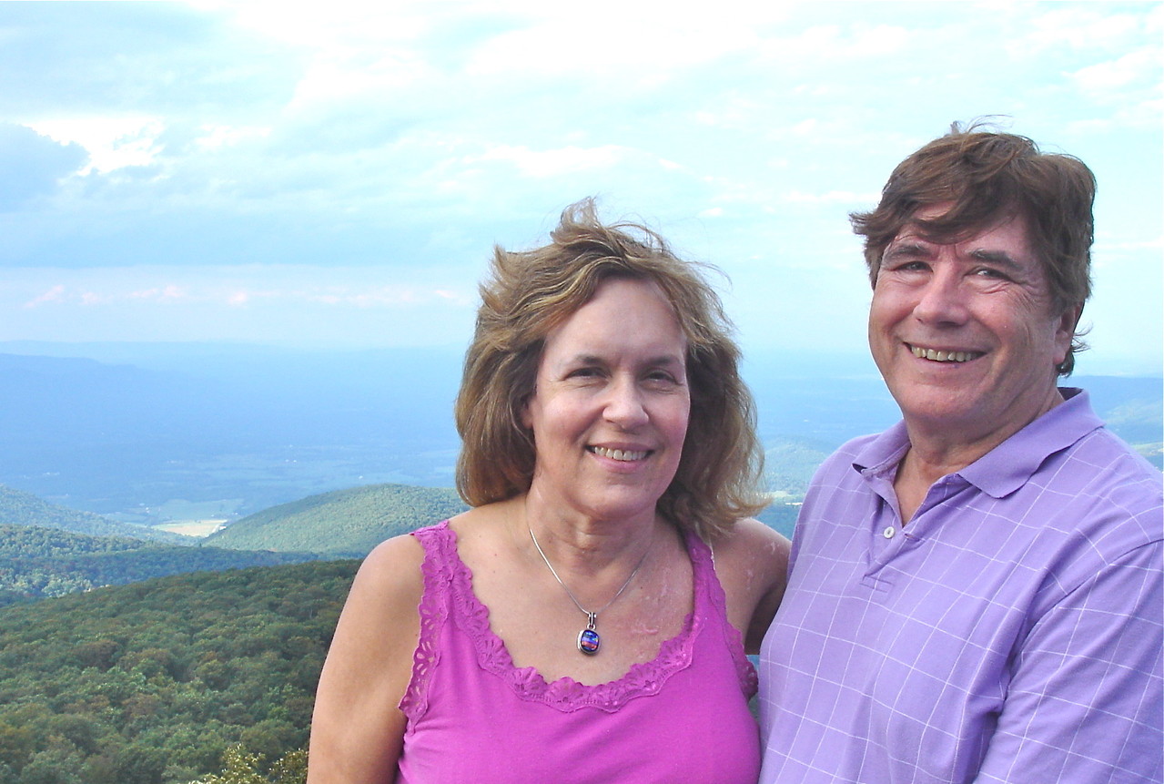 Lorraine & John, overlooking the Shenandoah Valley