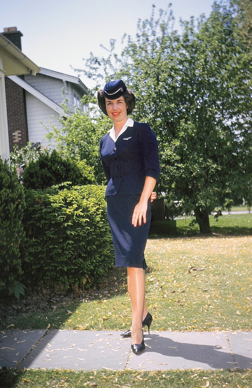 Barbara Gudas (George & Gay's daughter) ~late 1950s  at 116 Lockwood Rd, Syracuse, visiting Albert & Eleanor Gudas