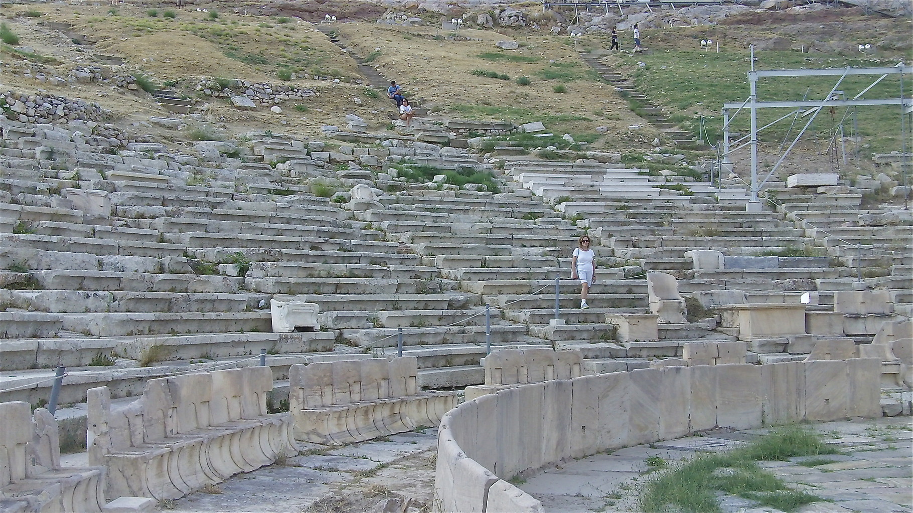 Lorraine in the Odeon of Pericles, near the theatre of Dionysus, base of the Acropolis