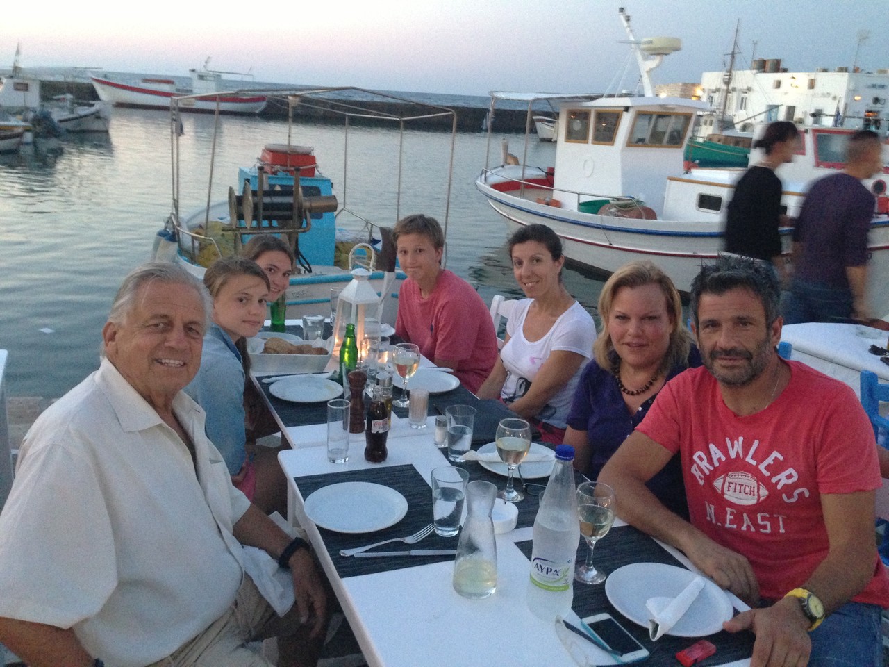 dinner with the skipper, Paros