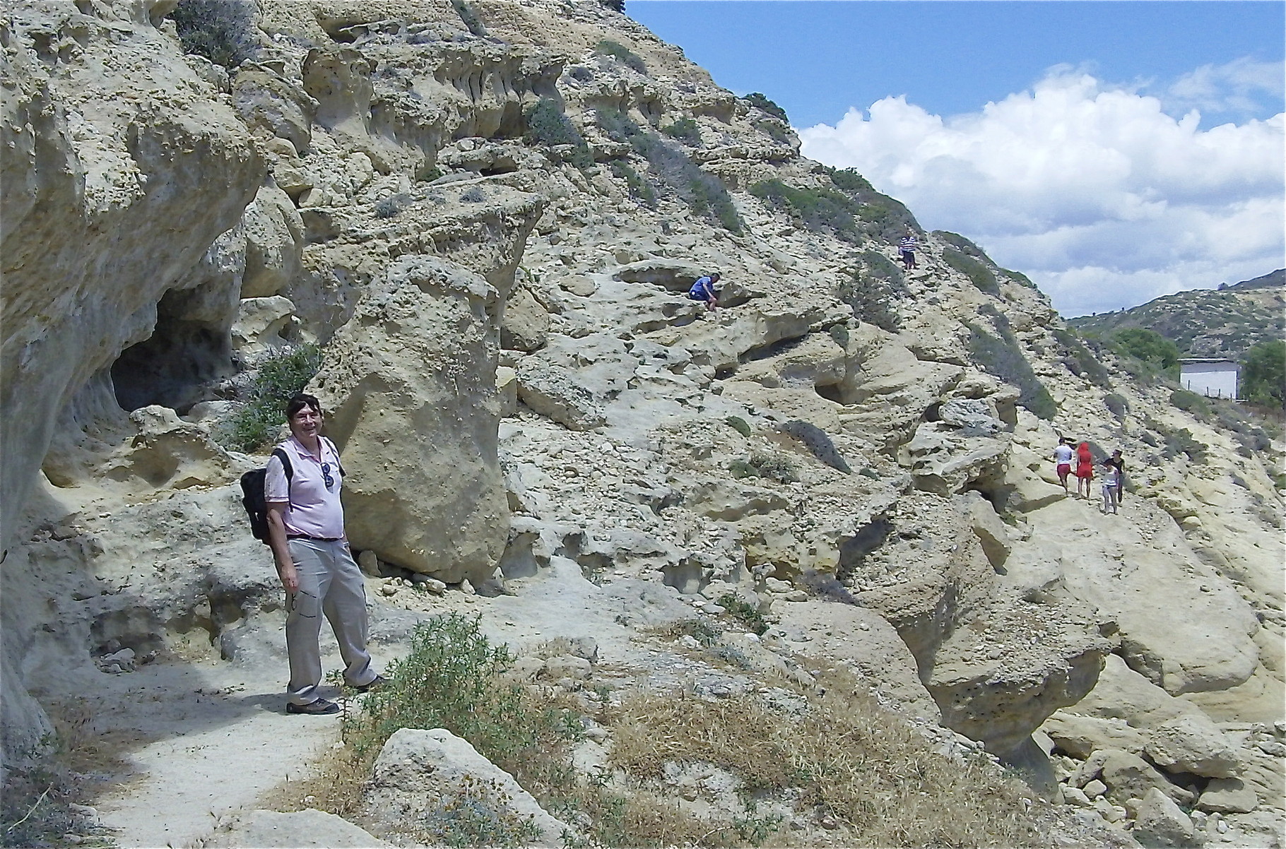 John on the Matala caves