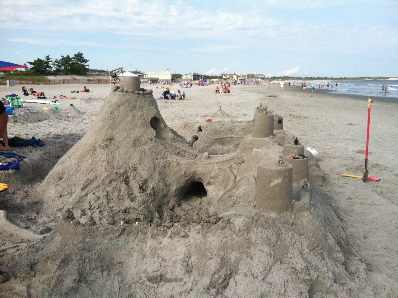 BIG sand sculpture, Narragansett Beach, RI