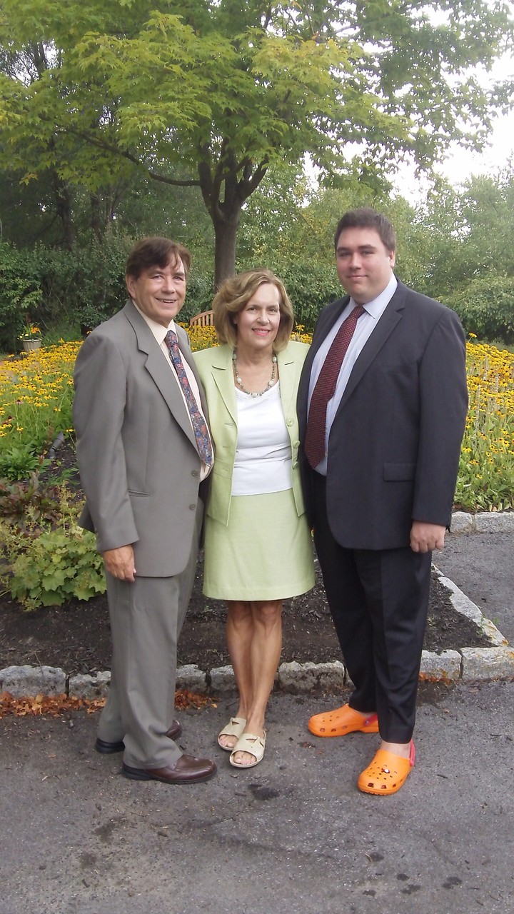 John, Lorraine and Greg August, 2015