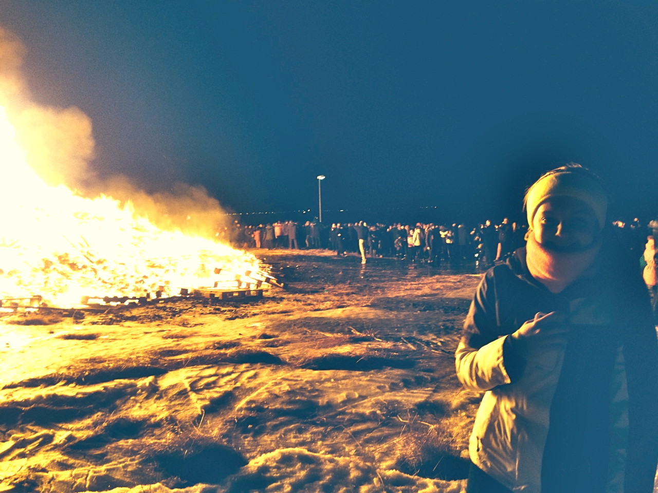 Kate Kagel, New Year's Eve Bonfire...welcome to 2014!