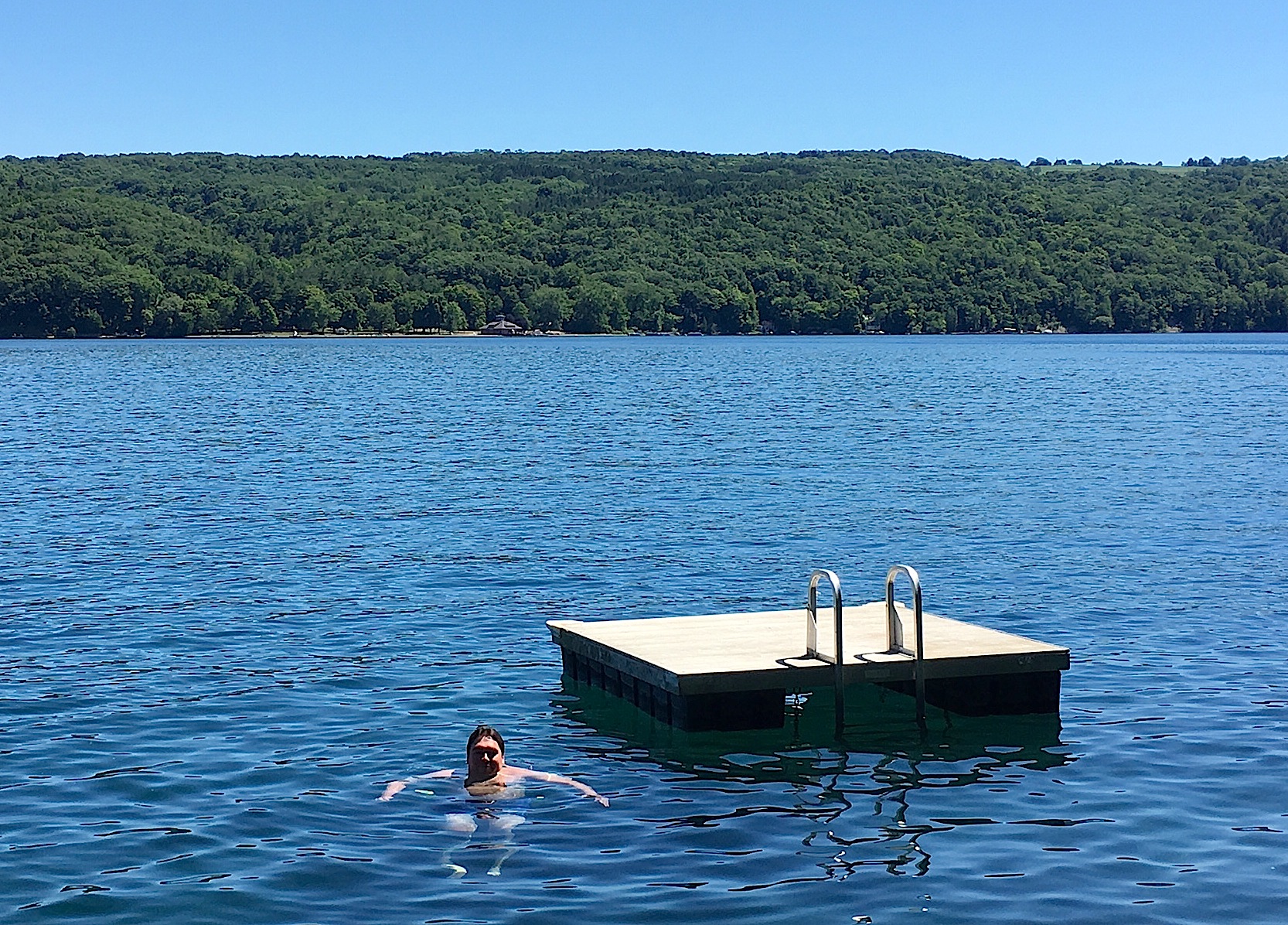 Greg enjoys the water!