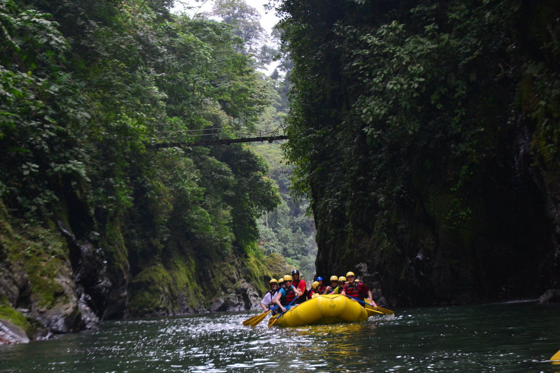 Beautiful Pacuare River canyon