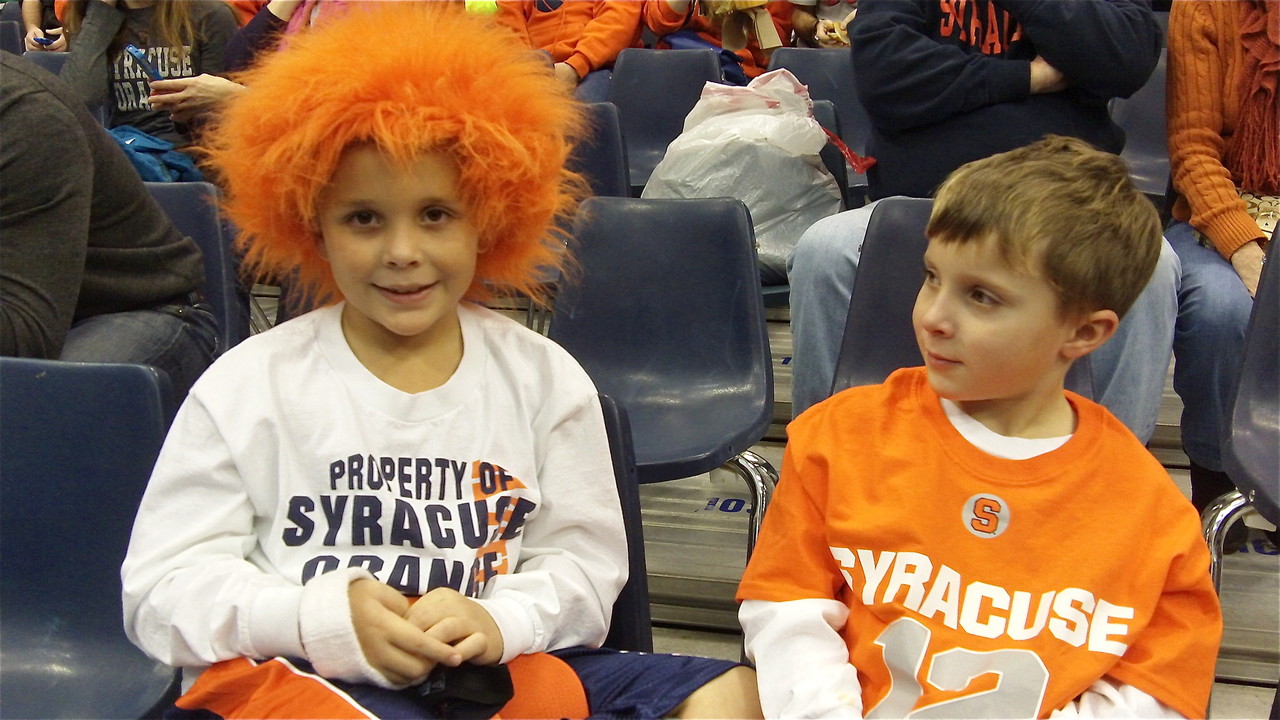 Fans at the SU-Villanova basketball game.