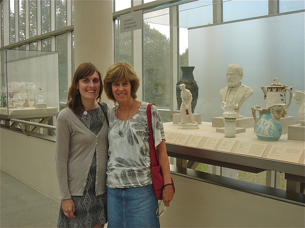 Anna & Nancy at the Met, American Wing 9-9-2012