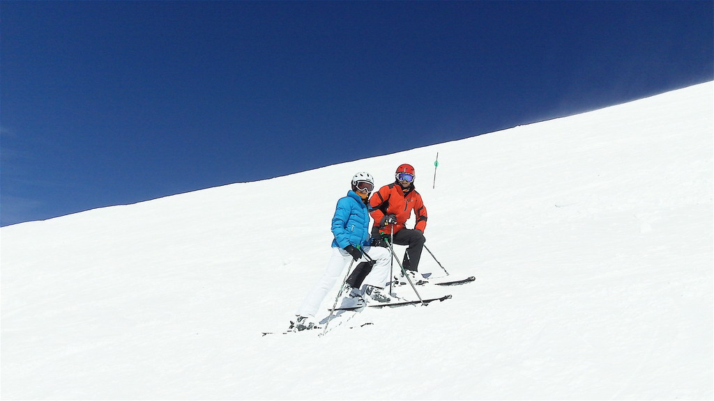 Ellie and Jack on Lone Peak