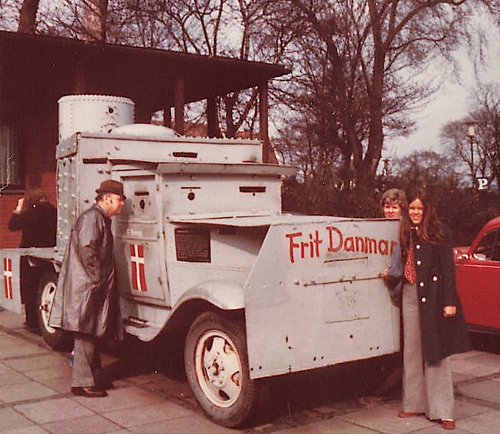 Al, El & Celeste at the Danish Resistance Museum, March 1973