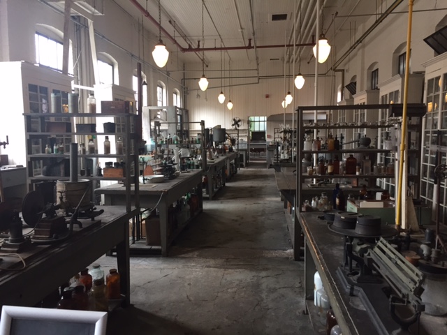 Edison's chemistry lab at his S. Orange, NJ Industrial Lab, now a US Historic site