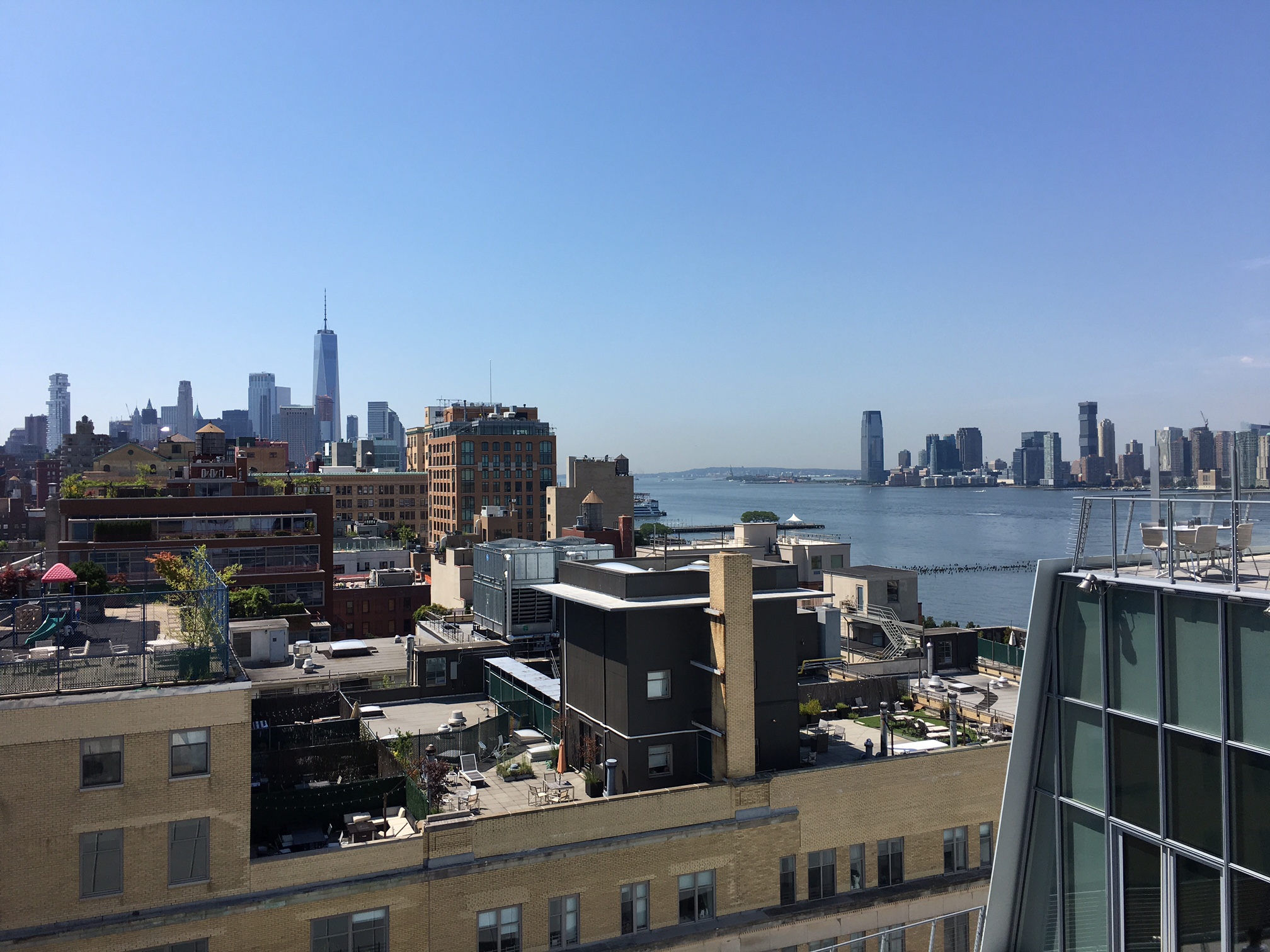 view from the Whitney Museum  7-31-2017