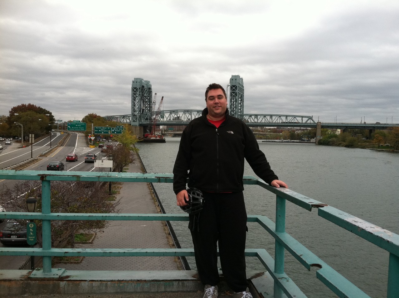 pre-Halloween bike ride, near FDR Drive, Greg Wagner