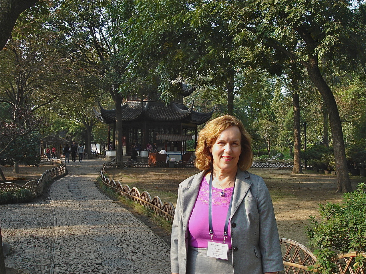 Lorraine at the Humble Administrator's Garden