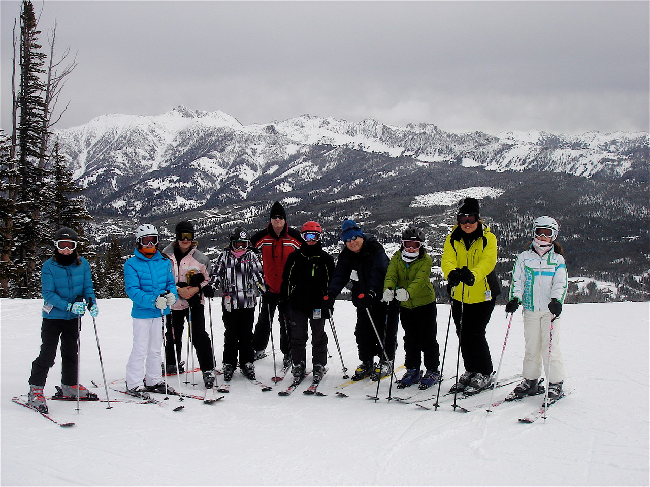 2011 Skiiers at Big Sky, Montana