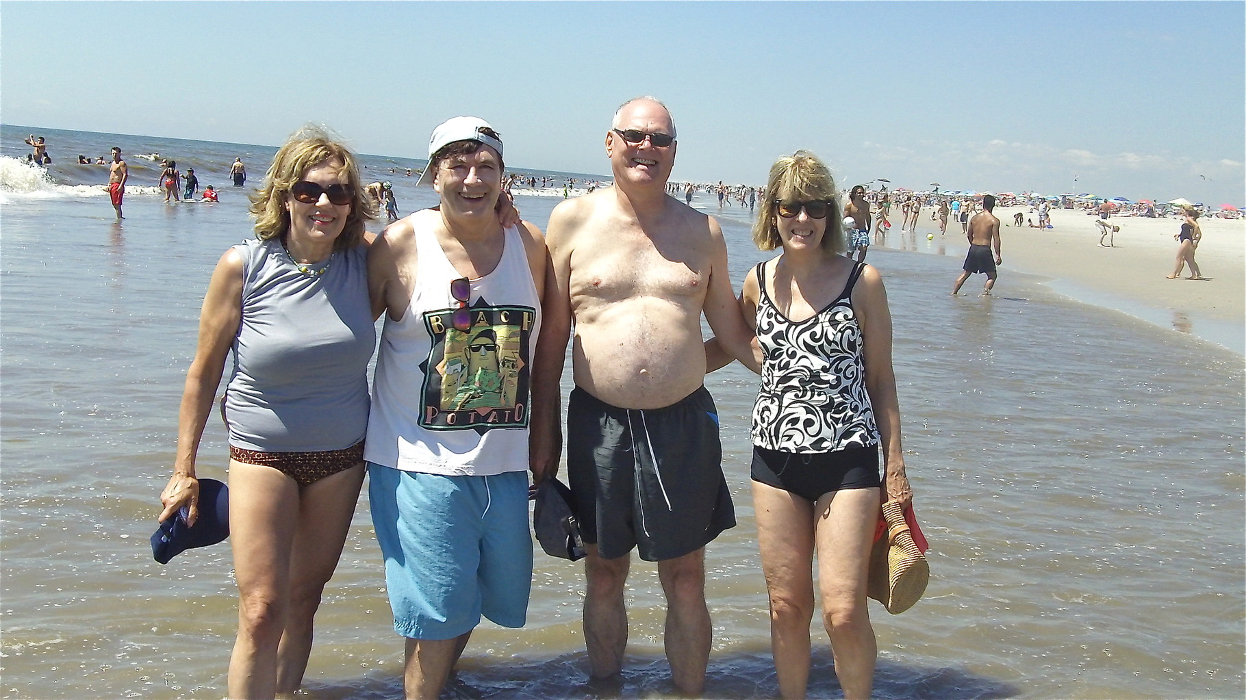 Lorraine, John, Bernd & Nancy, Jones Beach, LI