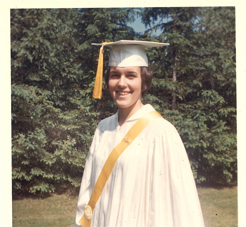 Lorraine, graduation from the Convent School, Syracuse, NY