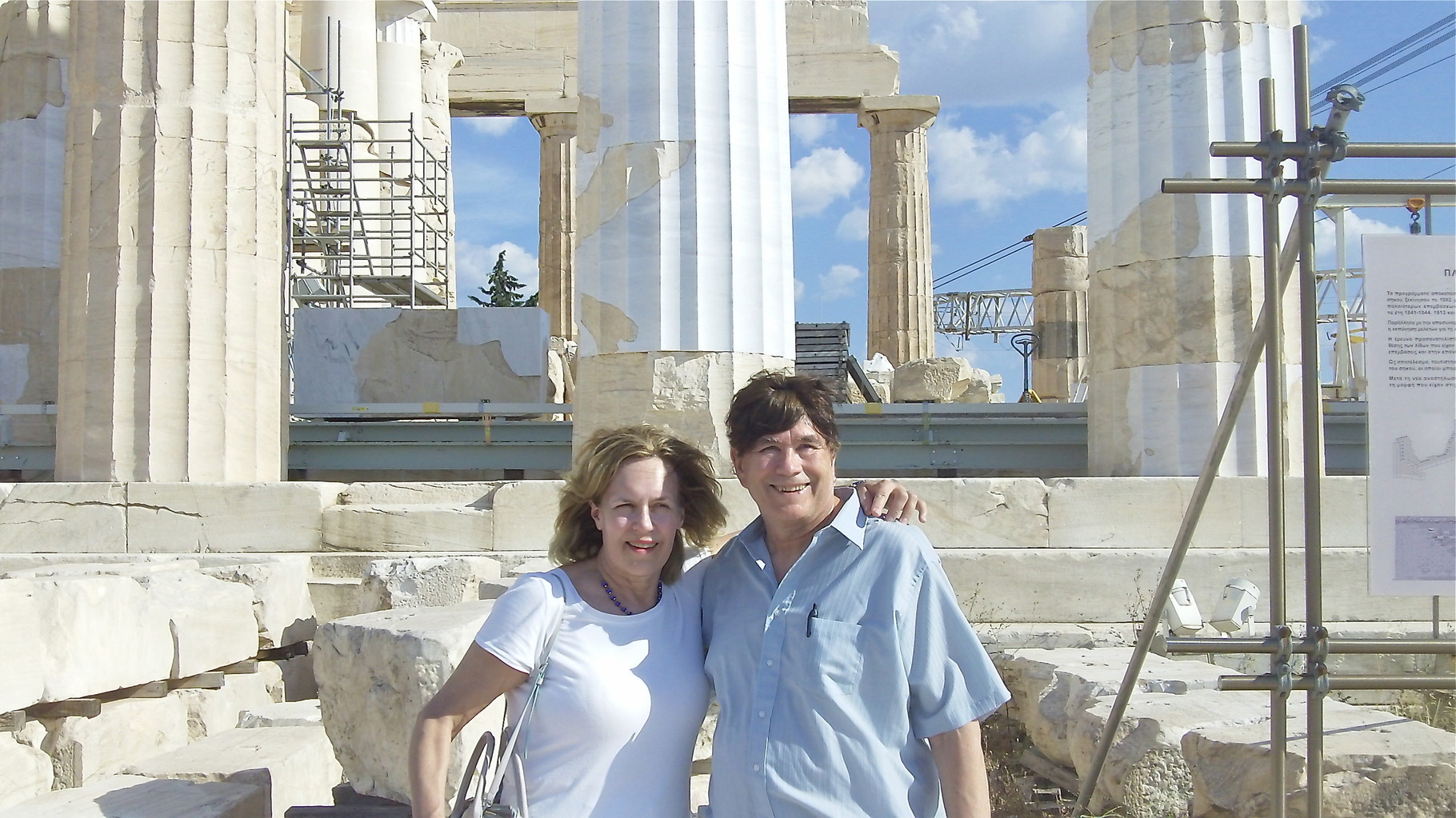 Lorraine & John at the Parthenon