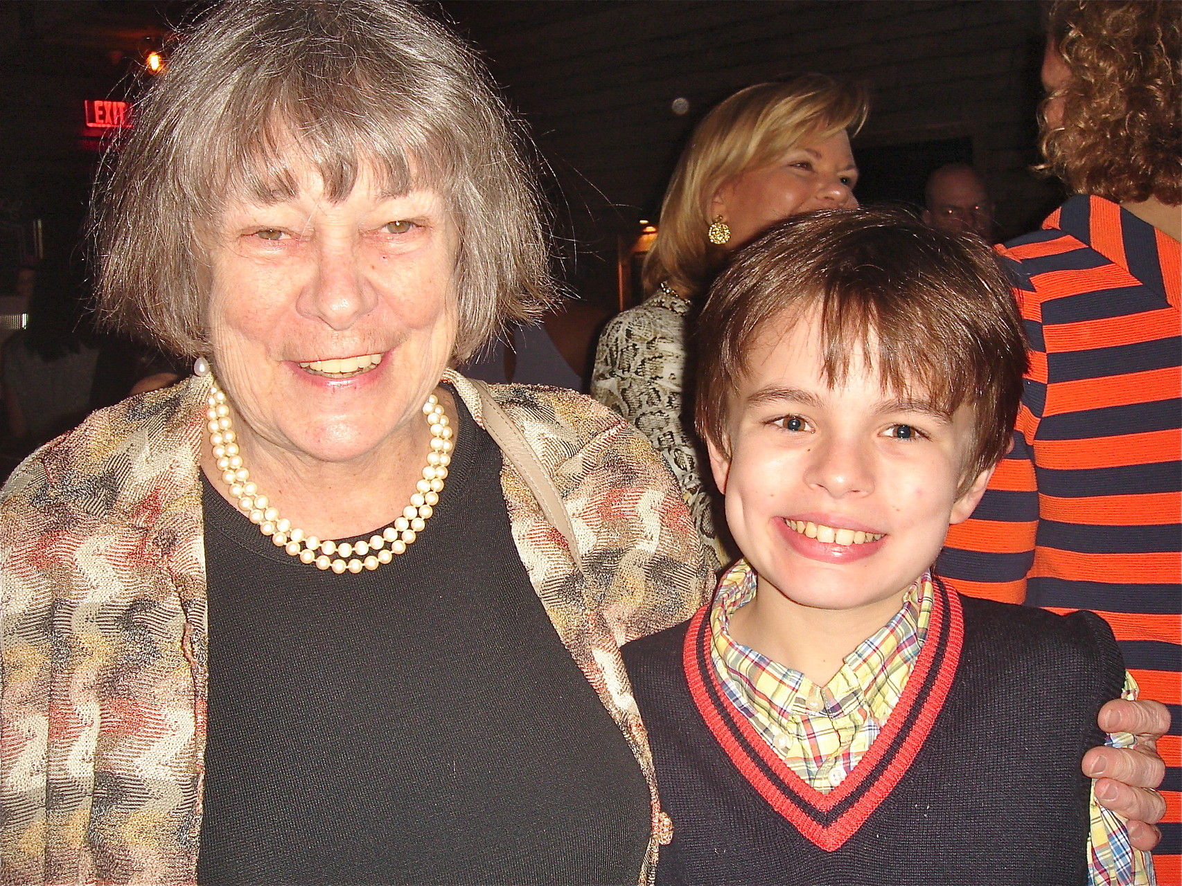 Kathy Hutchins, Stuart Sr's sister, & grandson Philip