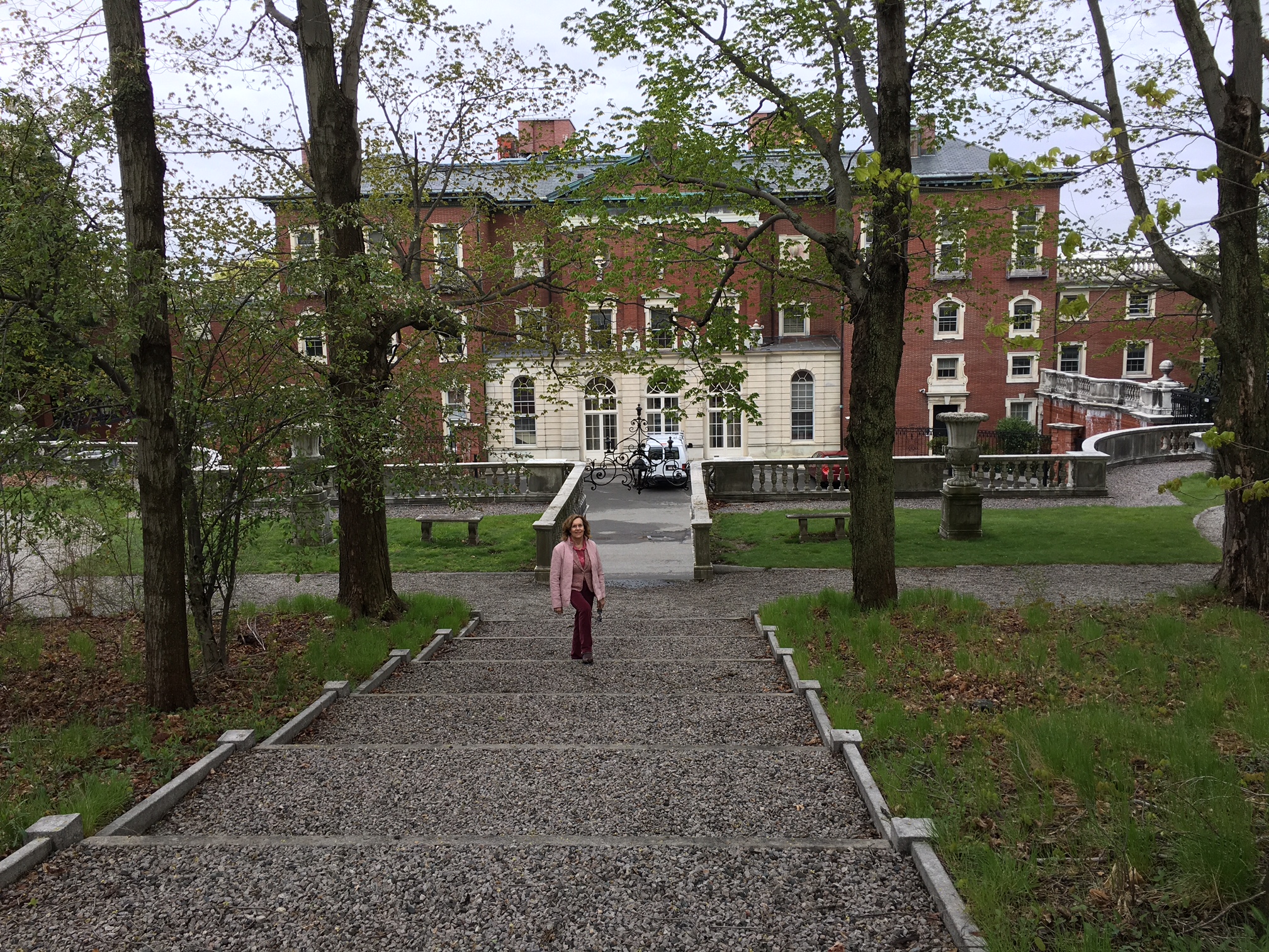 Lorraine at the Brandegee Estate, May 3, 2016