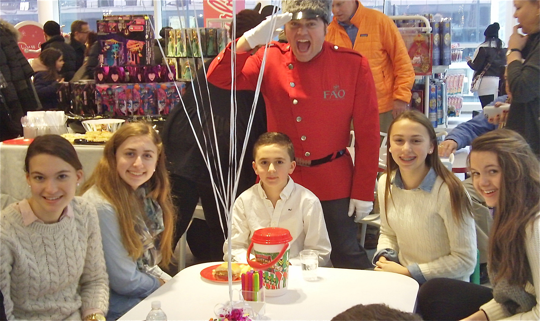 Ellie, Emma, Stuart 3d, Eric the FAO soldier, Gabby, Kate