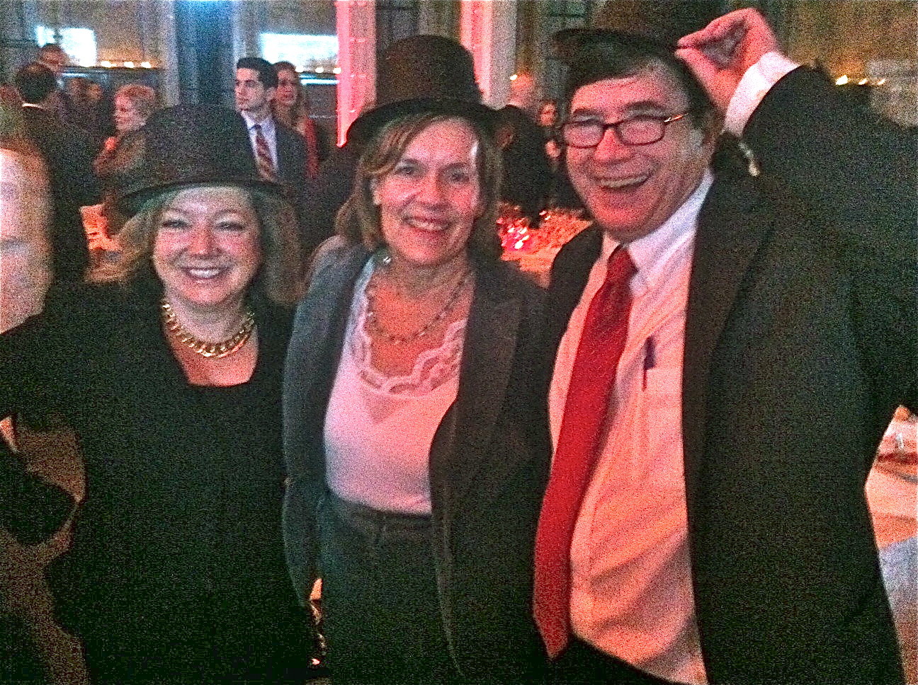 Marianne Knowles, Lorraine & John (NY Public Library) at the celebration for Sandy Weill Jan. 2015