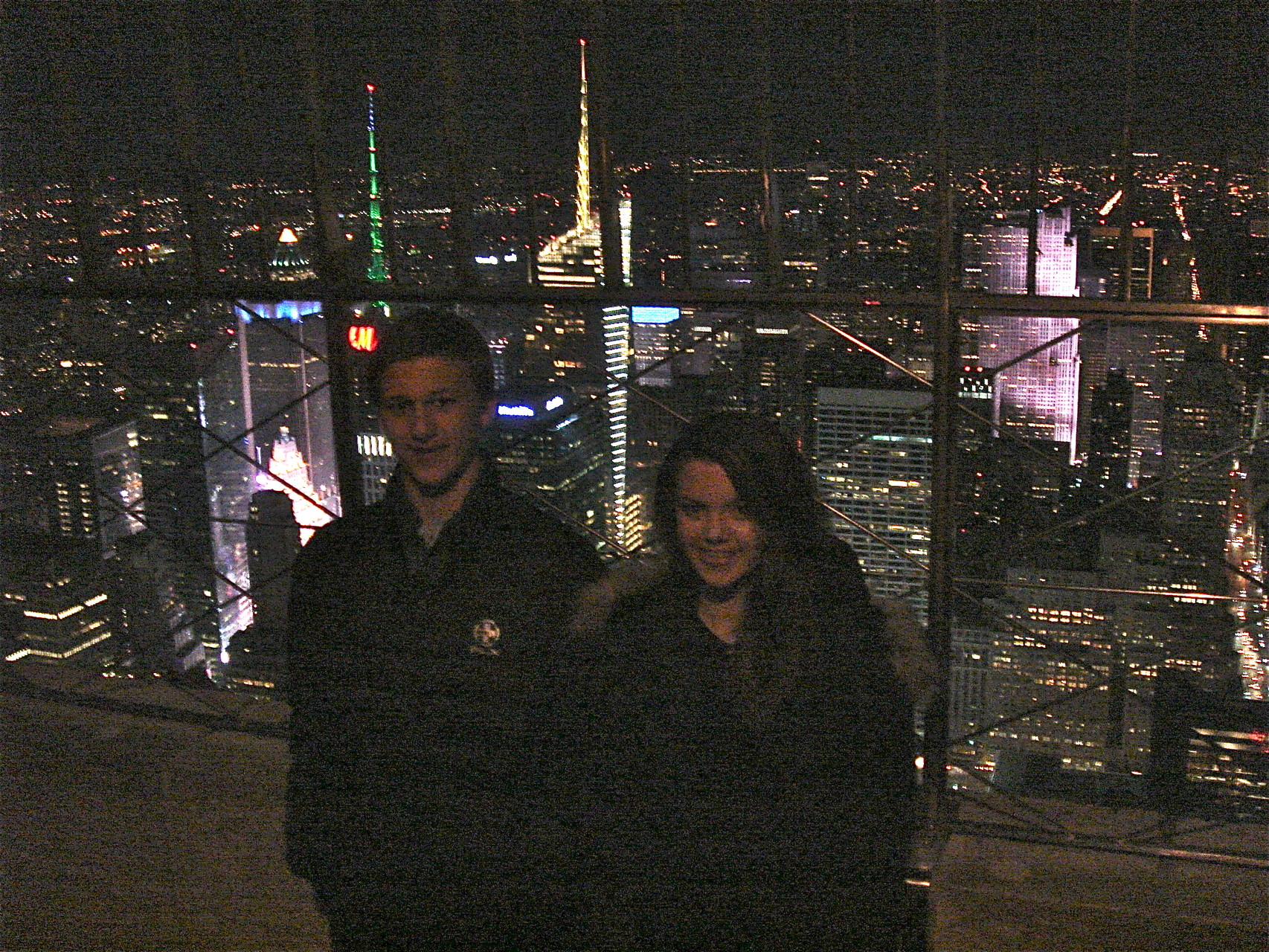 The Birthday Twins at the top of the Empire State Building