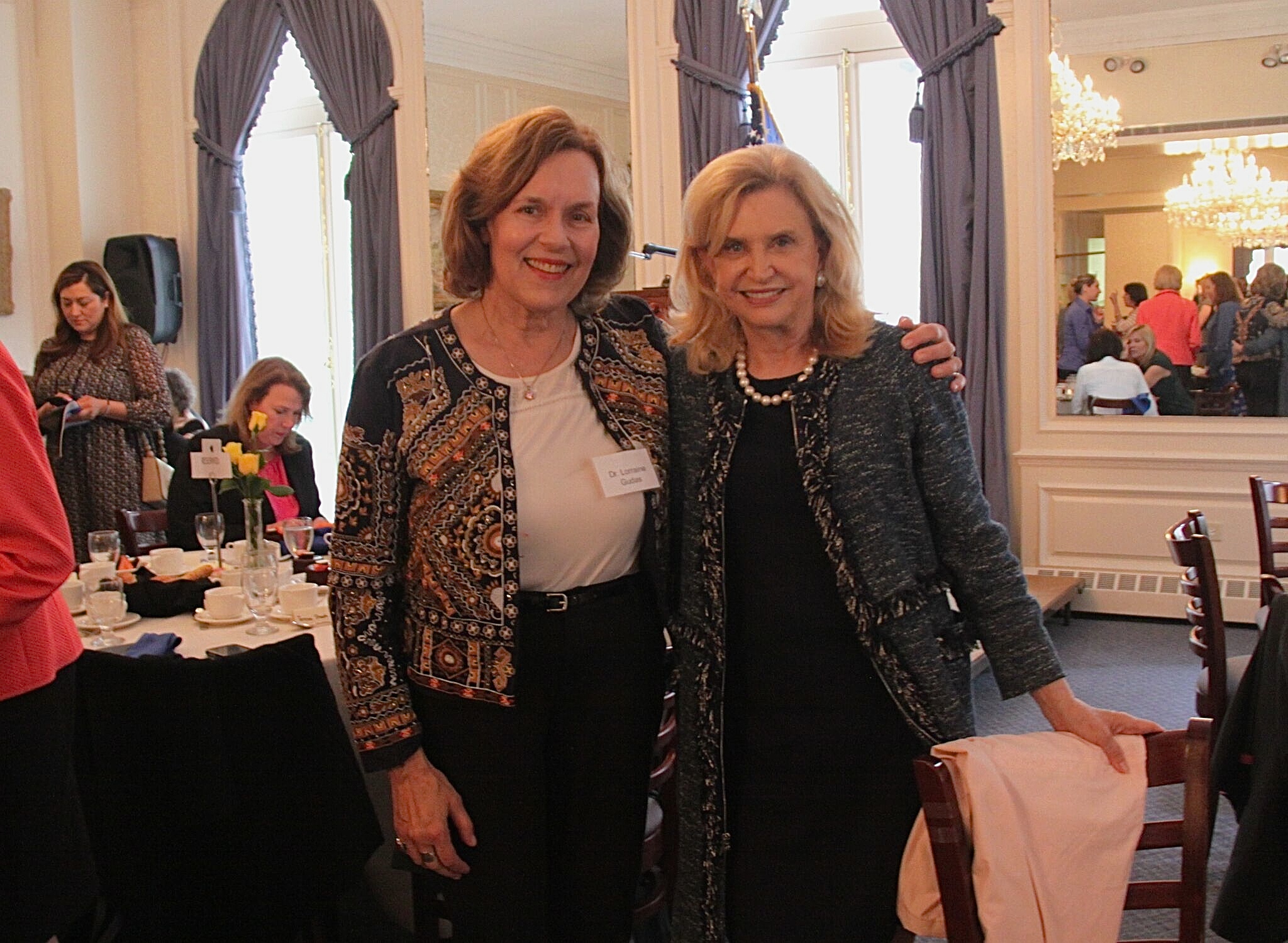 Lorraine & Rep. Carolyn Maloney, June, 2017