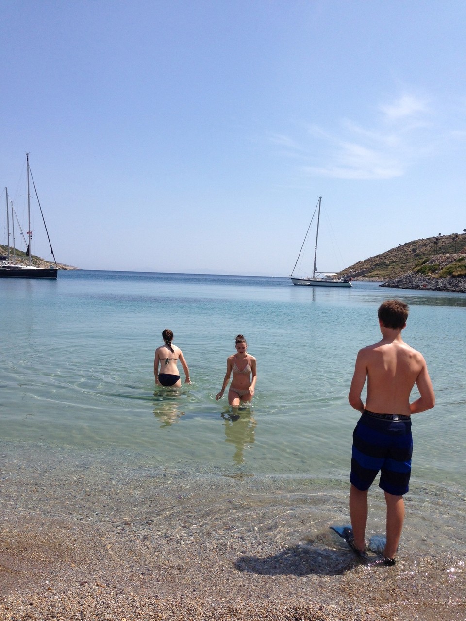 Celeste and family, trip to Greece, June, 2014