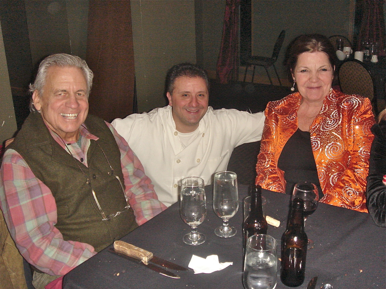 Gentile's Rest.  Syracuse, NY  Stuart Kagel Sr., the chef, Kevin; & Jean Tringle