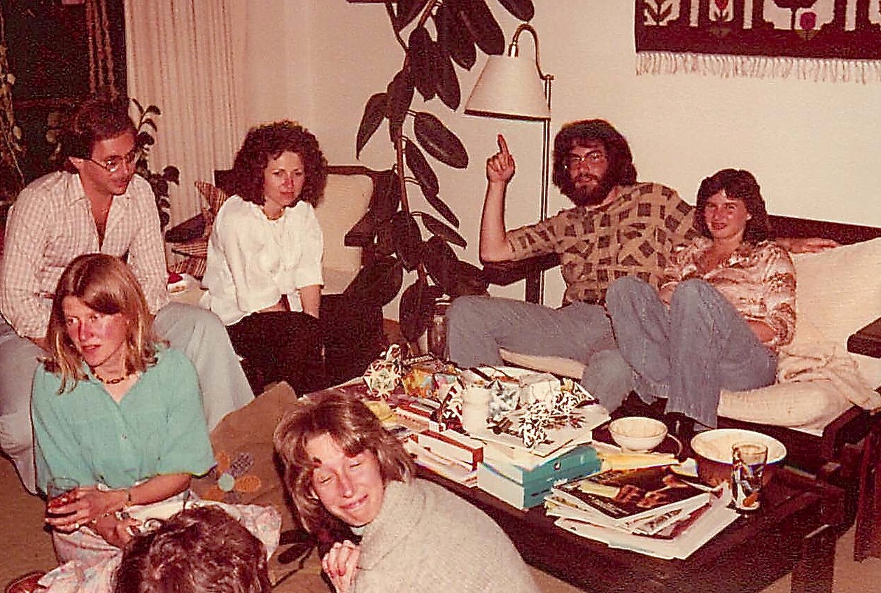 1978 party, Amy, Jessica & her husband, Barry Gumbiner & Friend, Leslie Spector