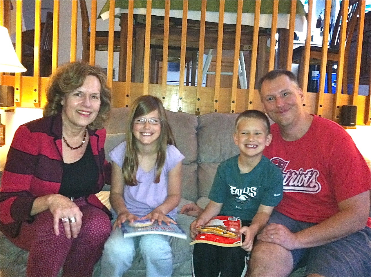 Lorraine, Reagen, 10, Braden, 6, and Jim McCann, May 11, 2013 Colorado