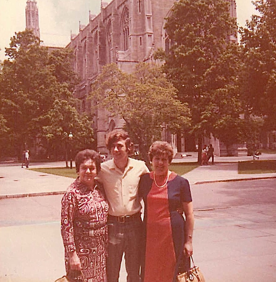 Mayme Bogden Baldyga, John Wagner, Eleanor Gudas, Princeton Campus, 1972