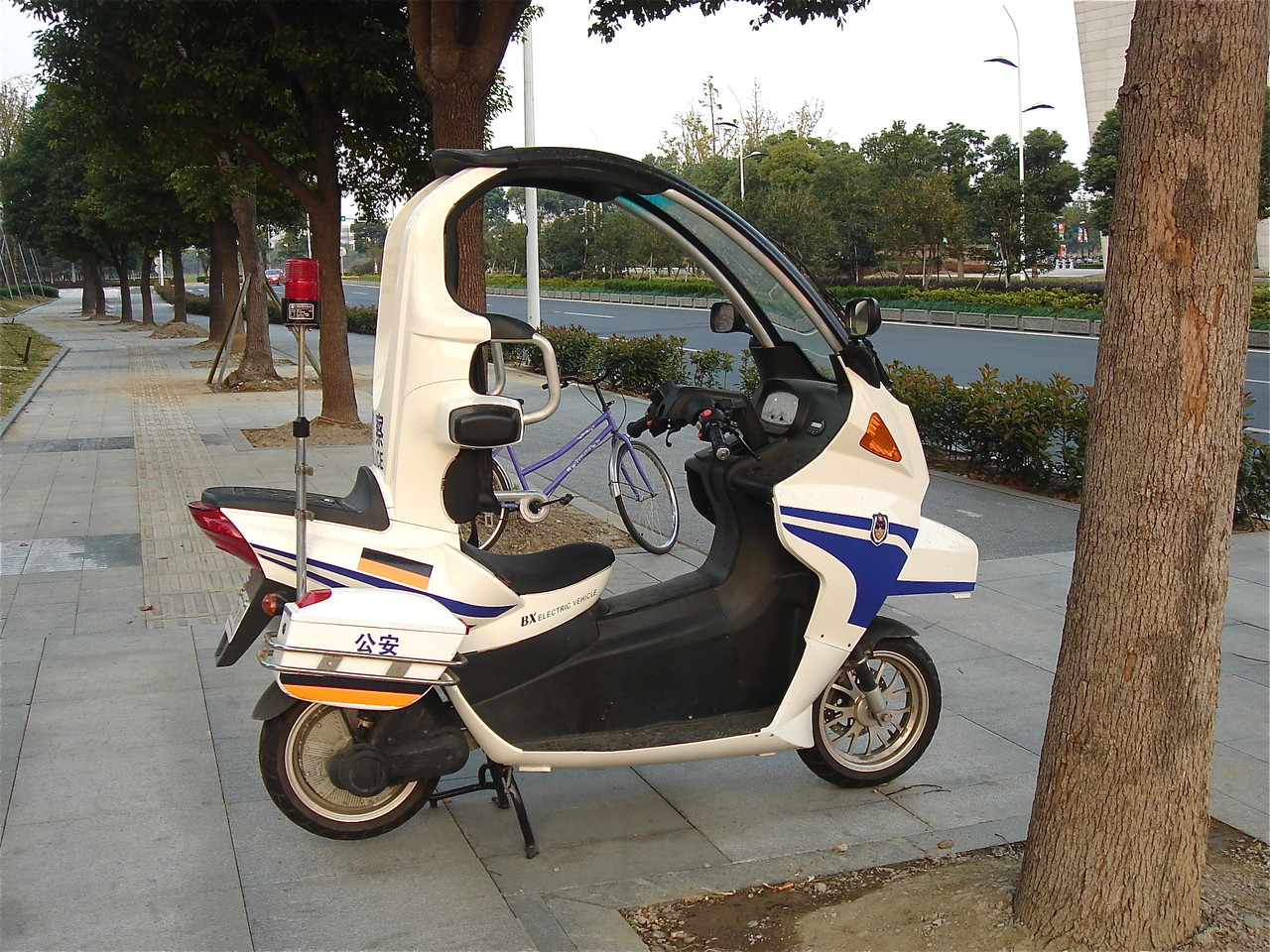 Police "car" in Suzhou, China