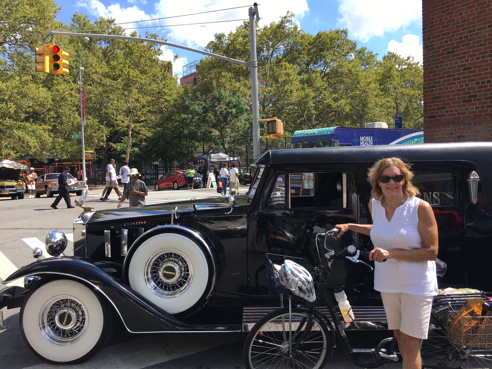 Lorraine Gudas at Harlem Day, August 21, 2016