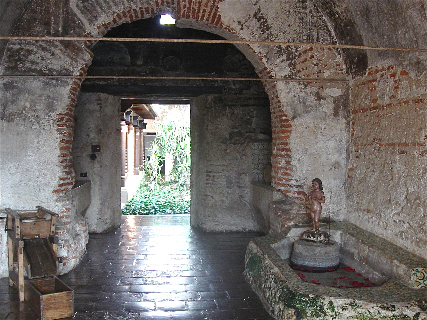 old ruins of a Spanish nunnery from the 1600s