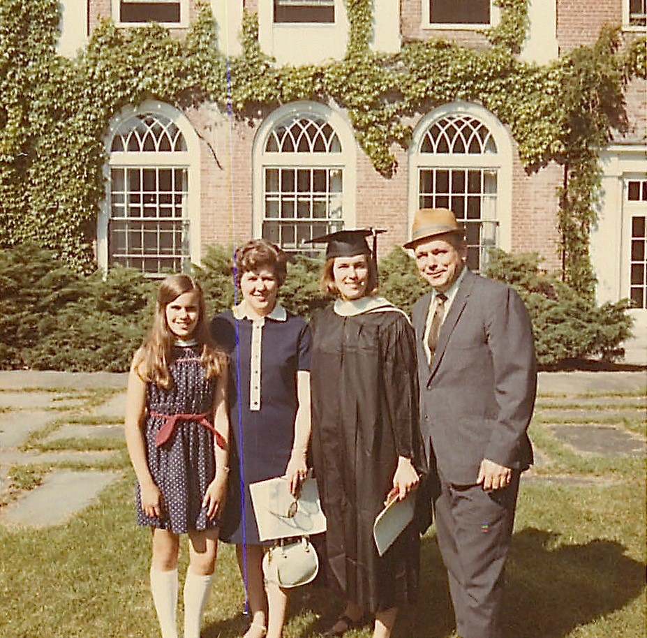 Celeste, Eleanor, Lorraine, & Albert Gudas, 1970 Laura Scales House Smith College