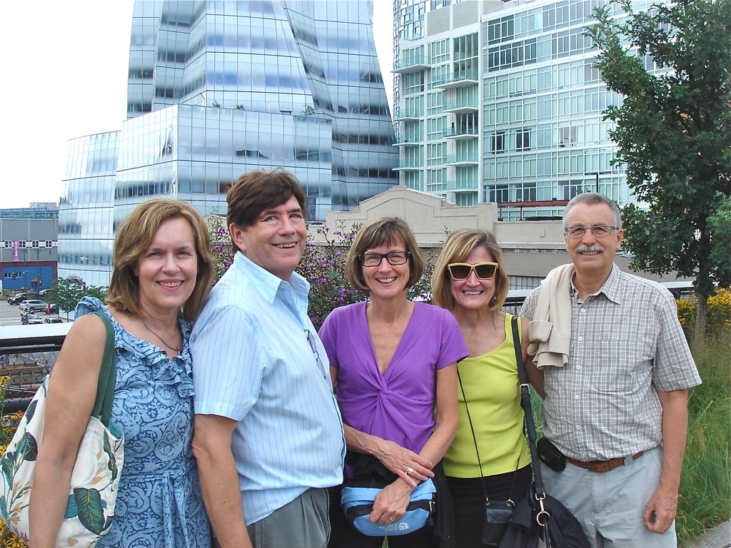 Lorraine, John, Jill, Sally, Antonio on the High Line