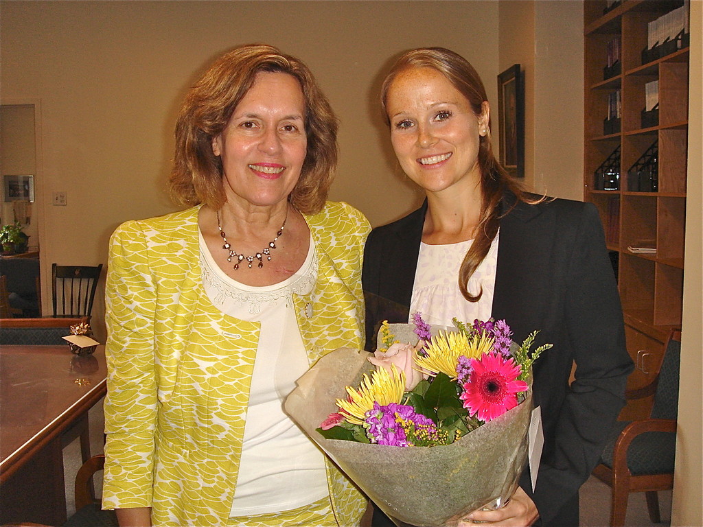 Dr. Lorraine Gudas and Dr. Megan Ricard-Place!  7/20/2012