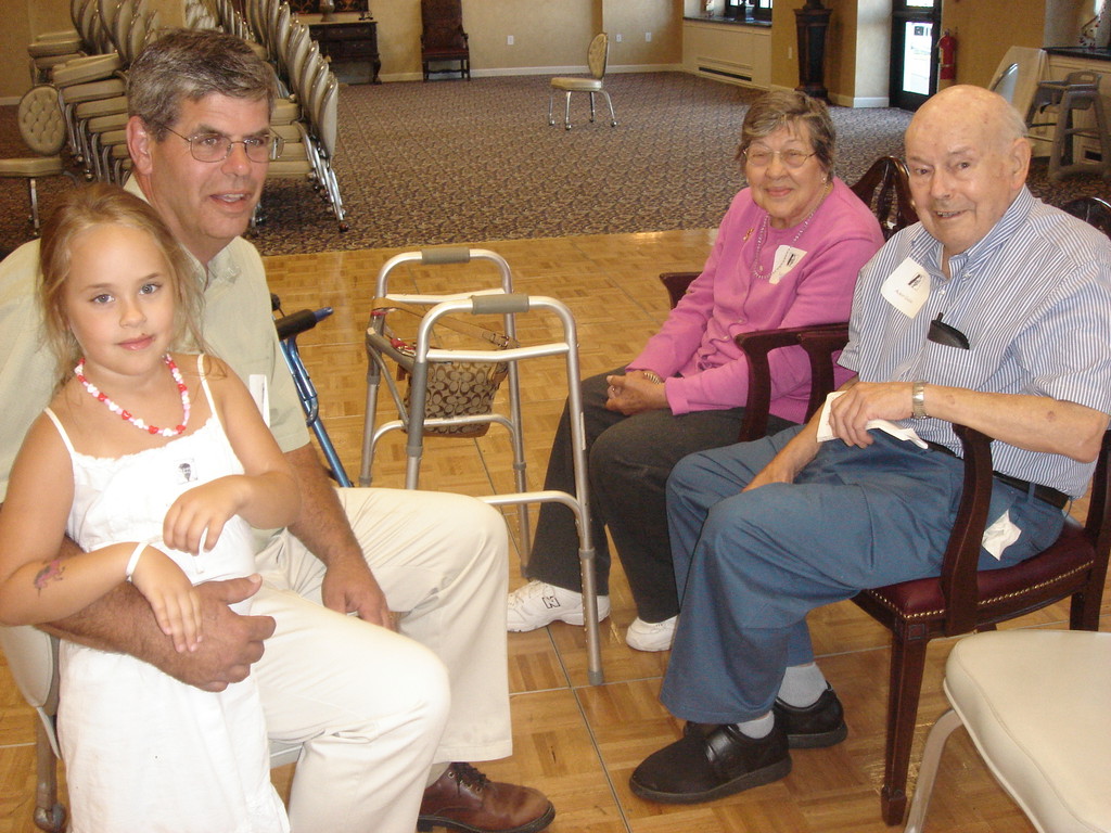 Bud's son Jim, daughter ?, El & Al Gudas