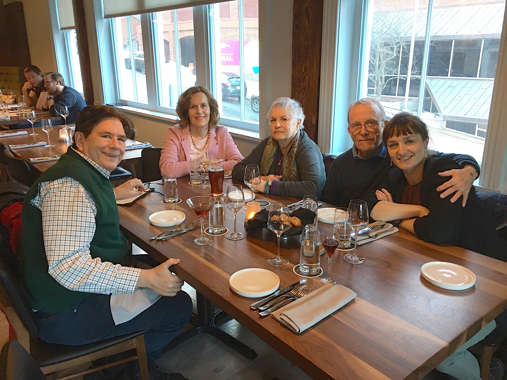 John, Lorraine, Susan, Barry & Wendy Barner, Susan & Barry's 5oth Wedding anniversary dinner