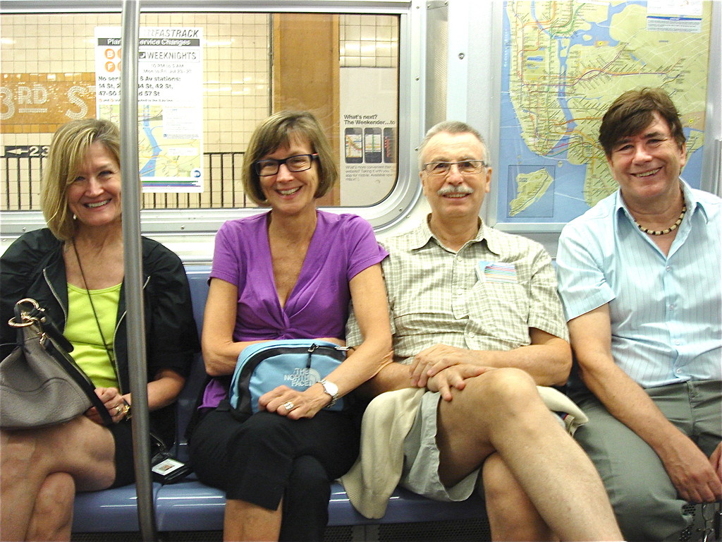 Sally, Jill, Antonio, & John on the E Line