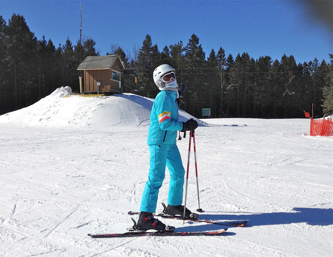 Kate skiing at Greek Peak, NY, near Syracuse,  Feb. 18, 2013