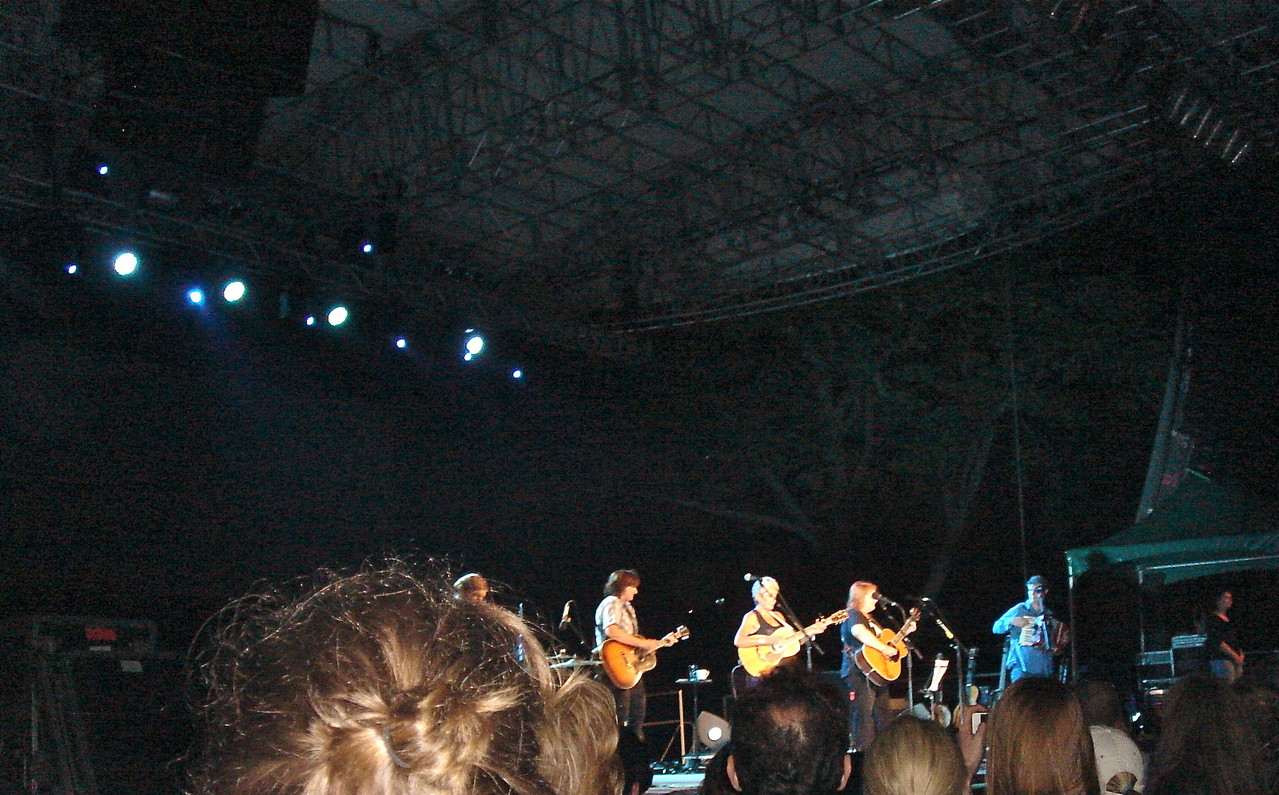 the Indigo Girls and Joan Baez in concert, Central Park