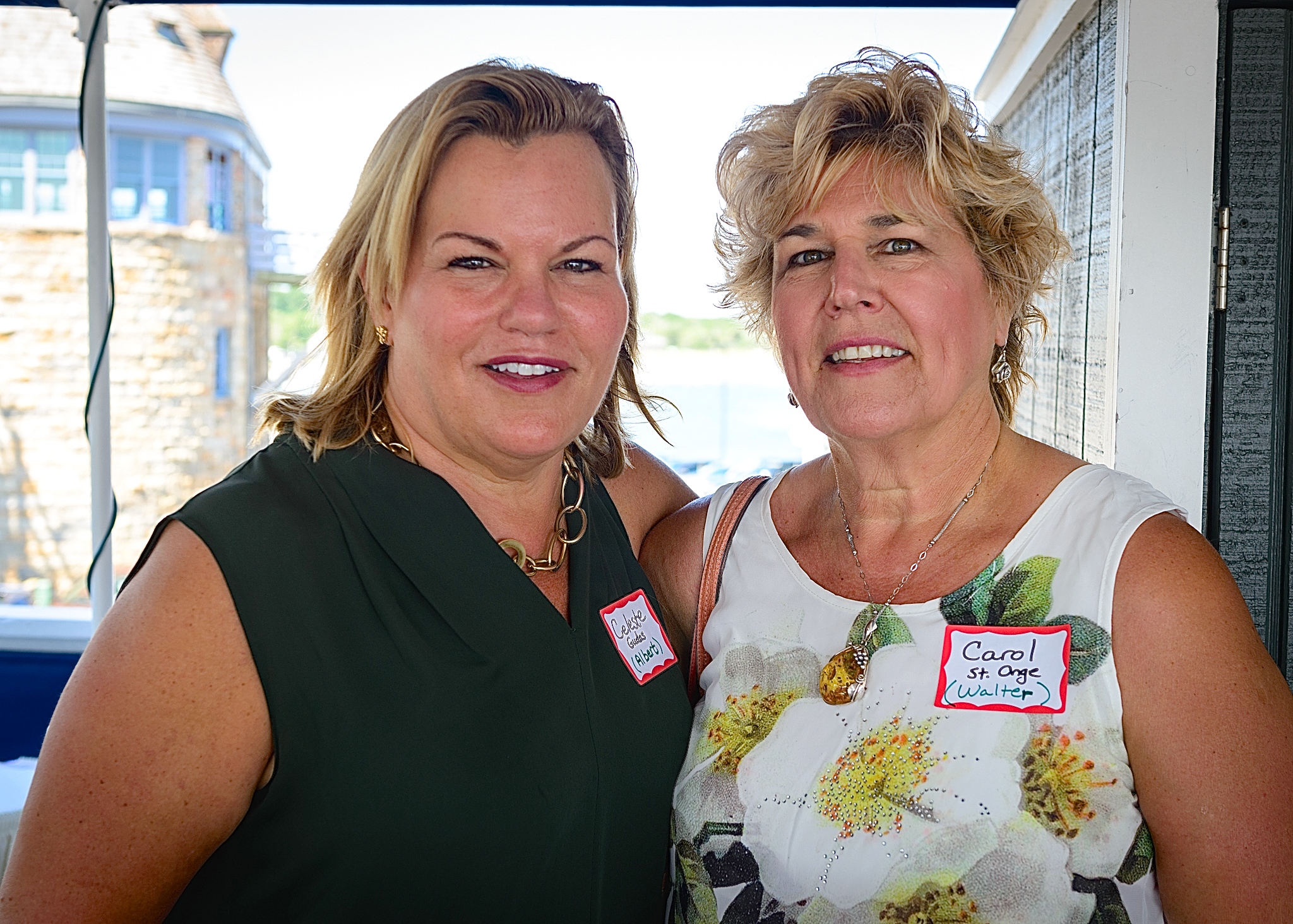 Celeste  & cousin Carol St. Onge (Walt's daughter)