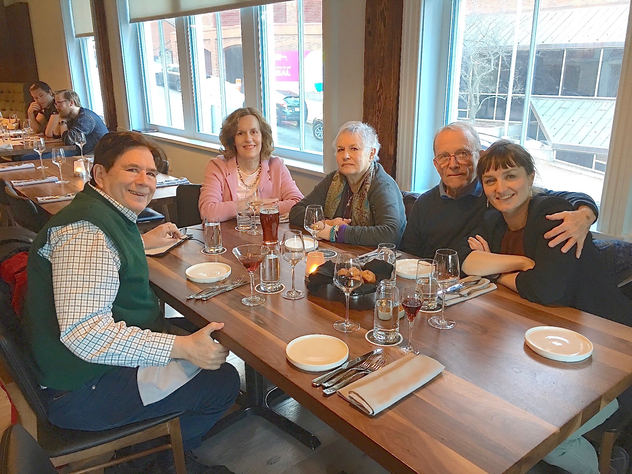 John, Lorraine, Susan, Barry & Wendy celebrate Barry'& Susan's 50th Anniversary, March, 2018 Halifax, NS