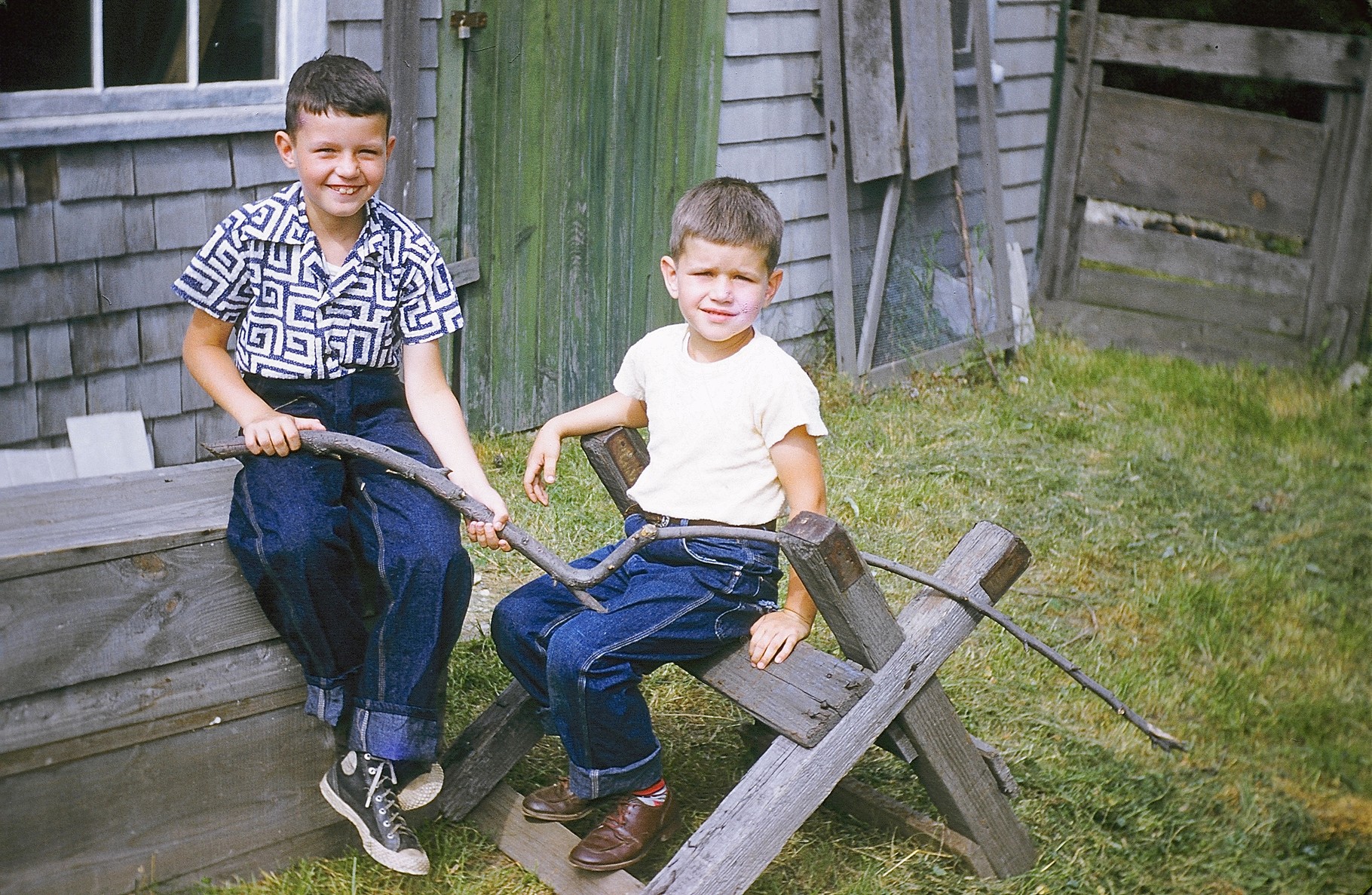 Bill & Bob Gudas (Jay & Helen's children)  1950s