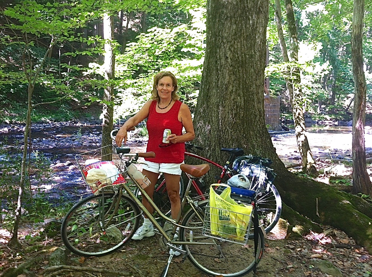 Lorraine & John, bike trip in New Jersey, September, 2015